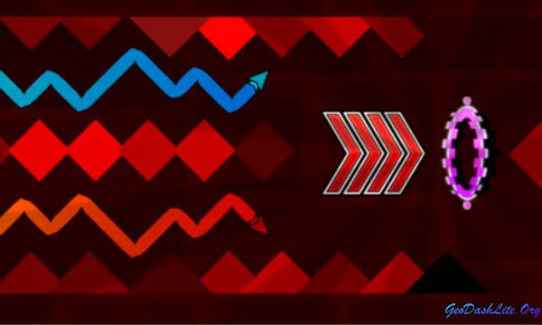 Play Geometry Dash Double Wave PRO online